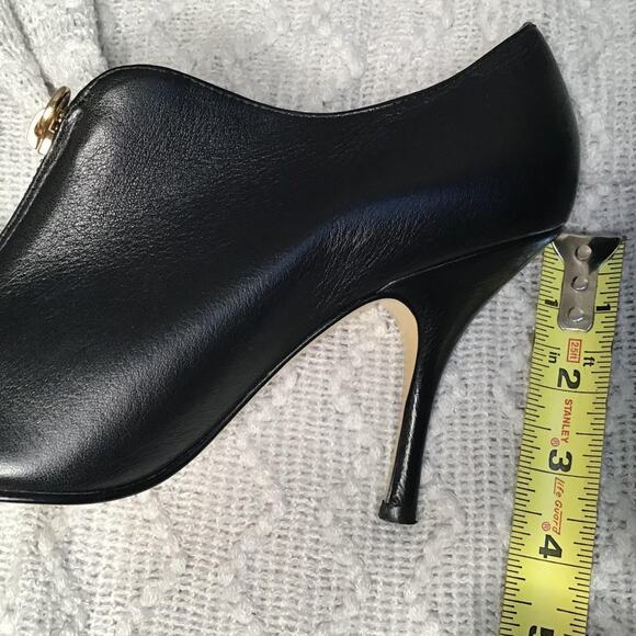 Beverly Feldman All Leather Pointed Toe Booties 7M - Picture 5 of 6